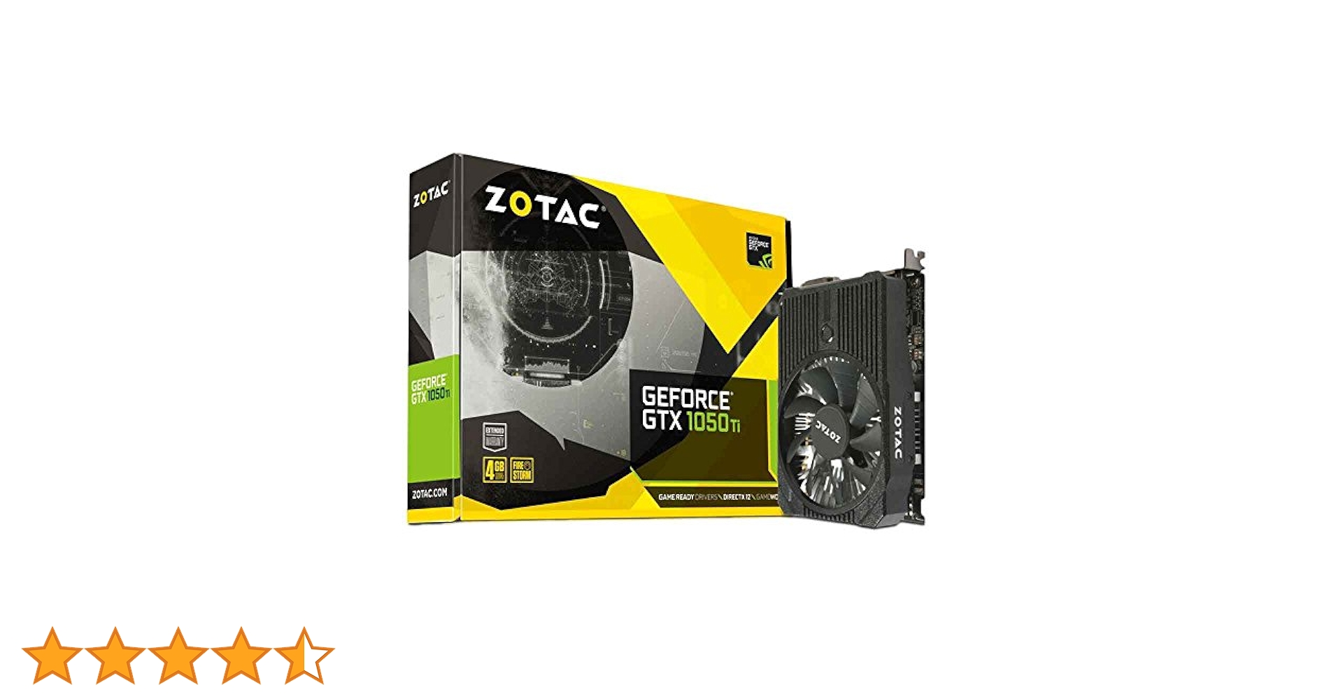 ZOTAC　Geforce　GTX1050 Ti　4GB 　正常 / 静音 ZOTAC GeForce GTX 1050 Ti 4GB Mini | ZOTAC NVIDIA